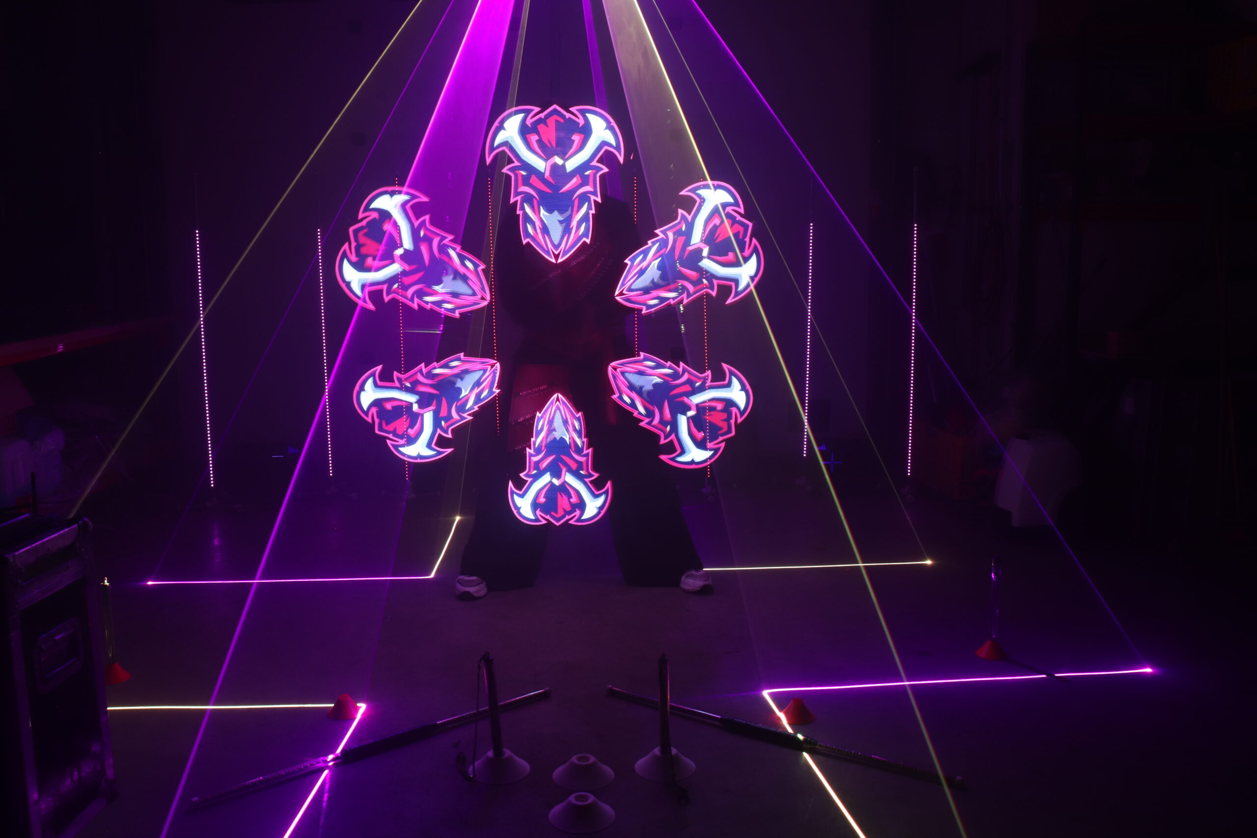 LED-Laser show - ShowGun Laserdance