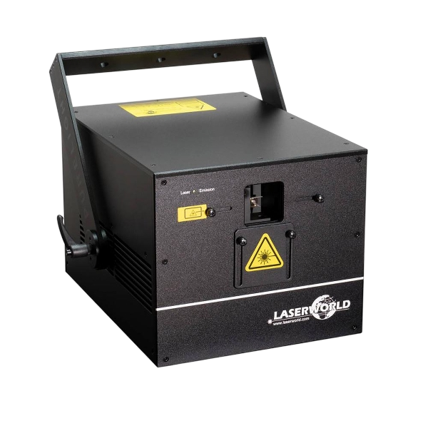 Kleurrijke RGB-laserstralen tijdens een professionele lasershow met podiumverlichting en lichteffecten