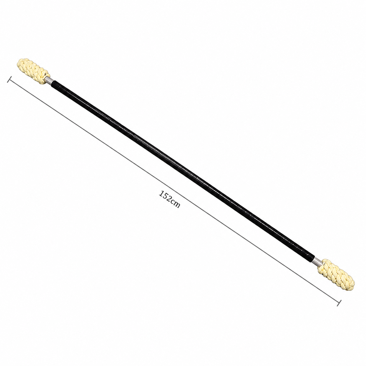 Vuur Dubbel Staff - Blazing - 152cm - set - single staff
