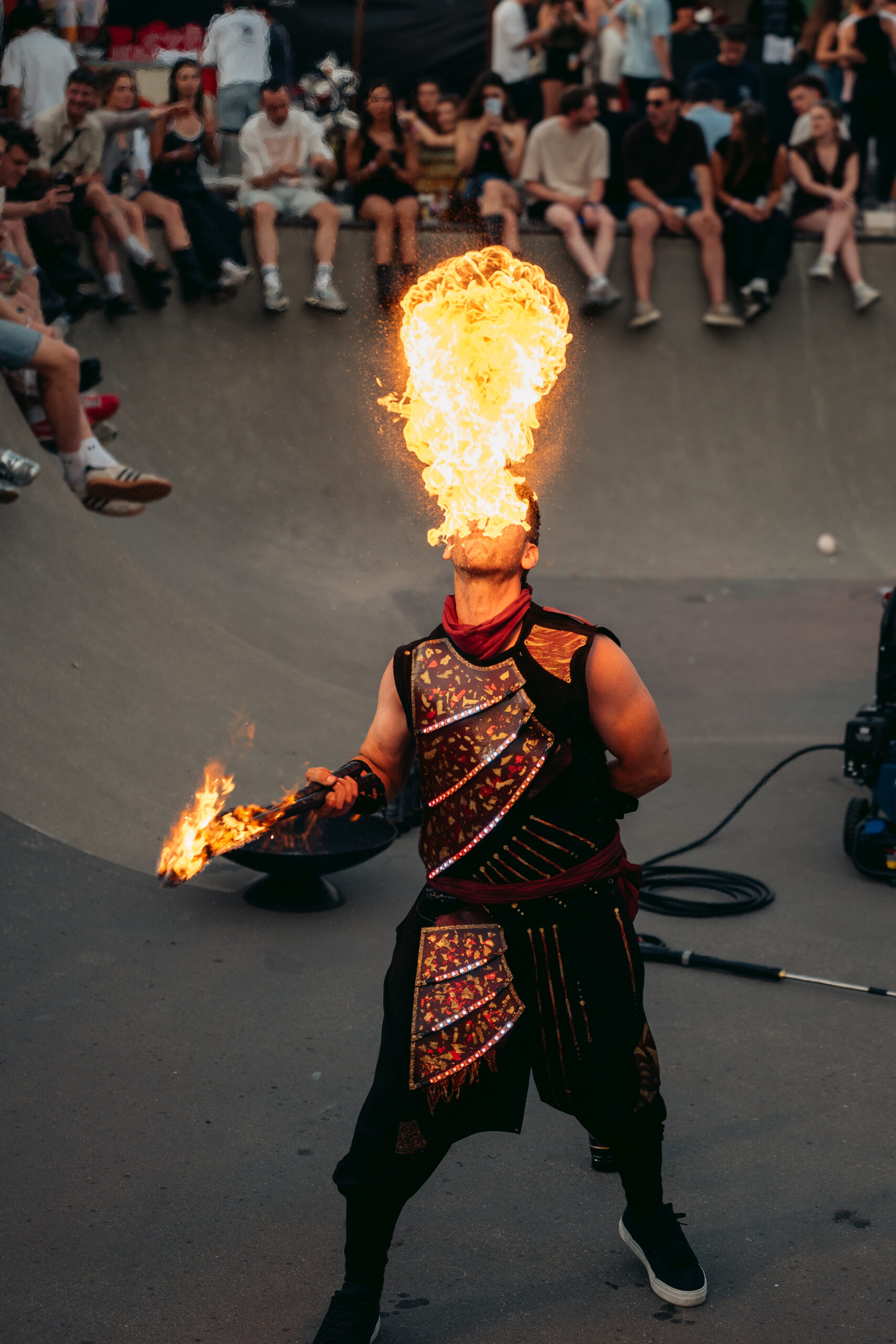 StageHeat vuurshow met professionele vuurartiesten